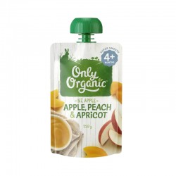 【超市采购】Only Organic 4个月以上婴幼儿天然谷物果泥 120g （口味随机）